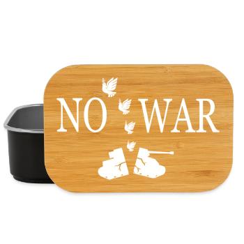 Pas de guerre - Boîte à goûter - noir - Devant