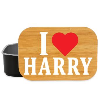 t-shirt J’adore Harry idée cadeau t-shirt - Boîte à goûter - noir - Devant