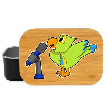 Parrot Singer Microphone Chant - Boîte à goûter - noir - Devant