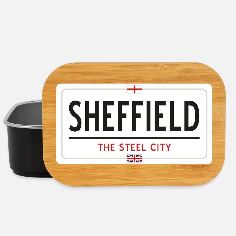 Sheffield town sign - Lunch Box - black
