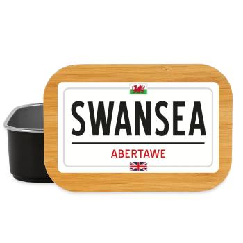 Swansea town sign - Lunch Box - black - Front
