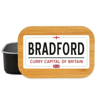 Ortsschild von Bradford - Lunch Box - Schwarz - Vorne