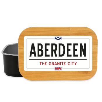 Aberdeen town sign - Lunch Box - black - Front