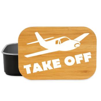 TAKE OFF - Lunch Box - Schwarz - Vorne