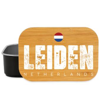 Leiden City Distressed Print - Lunch Box - black - Front