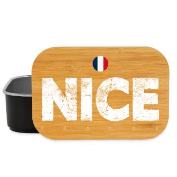 Nizza Frankreich Verzweifelte Briefe - Lunch Box - Schwarz - Vorne