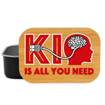KI ist alles was du brauchst - Lunch Box - Schwarz - Vorne