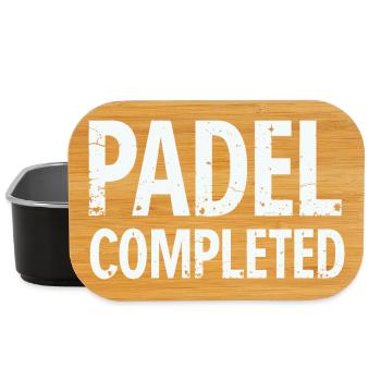Padel Shirt Padel Complete Hoodie Design - Lunch Box - black - Front