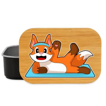 Fuchs Yoga Fitness Gymnastik - Lunch Box - Schwarz - Vorne