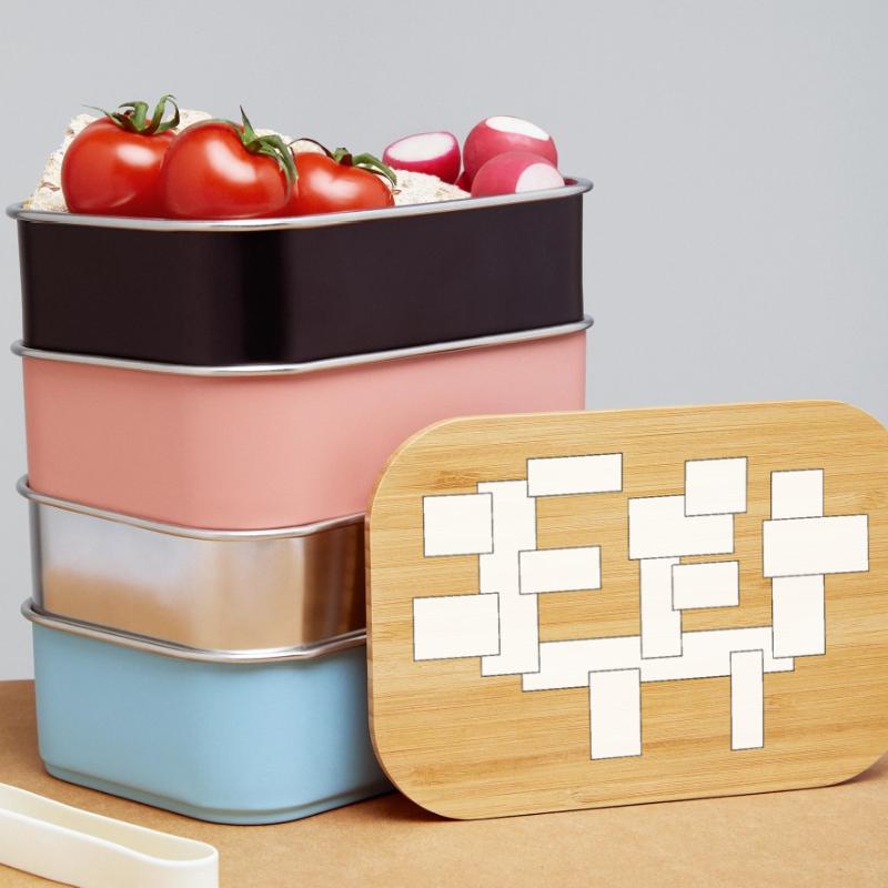 rectangles simplement des carrés en composition Boîte à goûter