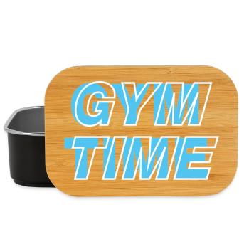 Temps de gym - Boîte à goûter - noir - Devant