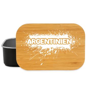 Argentina as a sun - Lunch Box - black - Front