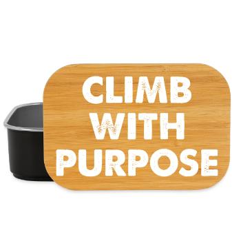 Climb With Purpose - Lunch Box - black - Front