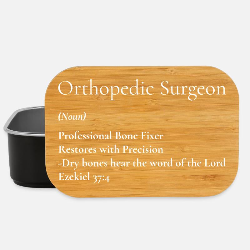 Orthopädischer Chirurg Bone Fixer T-Shirt - Lunch Box - Schwarz