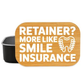 Retainer Life Smile Protection Art  - Lunch Box - black - Front