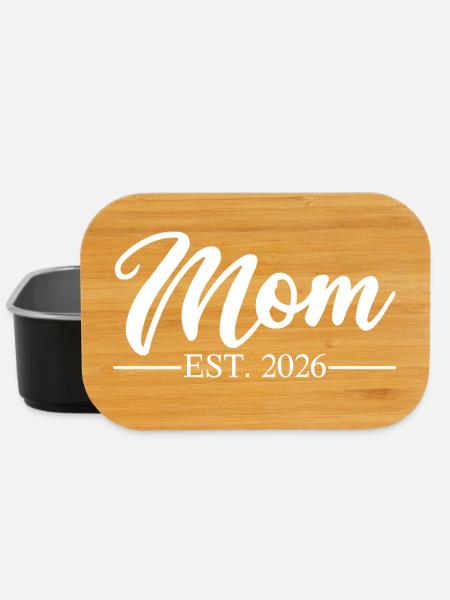 Mom Est 2026  - Lunch Box - Schwarz