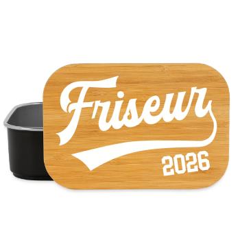 Maître stagiaire de l’examen d’apprentissage 2026 de coiffeur - Boîte à goûter - noir - Devant