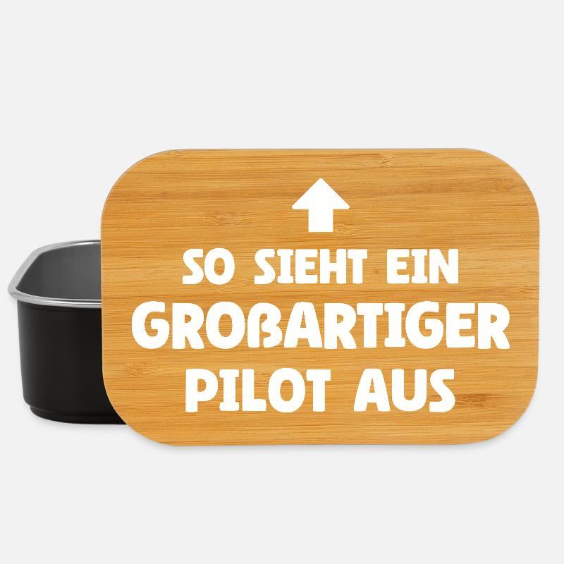 So sieht ein großartiger Pilot aus - Lunch Box - Schwarz