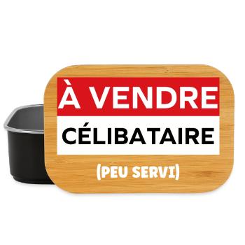 célibataire - Boîte à goûter - noir - Devant