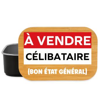 célibataire - Boîte à goûter - noir - Devant