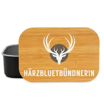 Härzbluetbündnerin - Lunch Box - Schwarz - Vorne