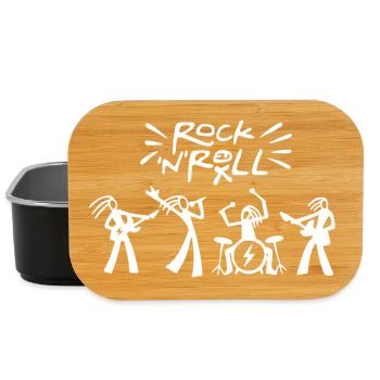 Rock and Roll Band Sketch - Lunch Box - black - Front