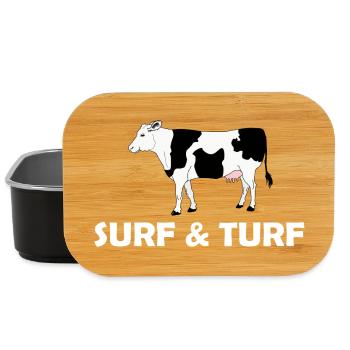 SURF & TURF - Lunch Box - Schwarz - Vorne