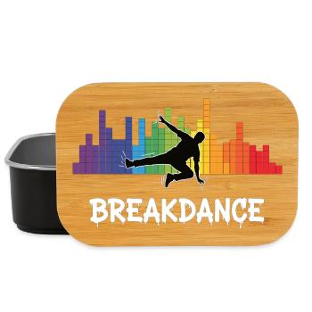 Breakdance Streetstyle Hip Hop DJ Dance - Lunch Box - Schwarz - Vorne