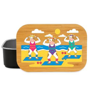 Plage de Yoga des Vaches - Boîte à goûter - noir - Devant