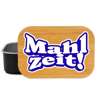 Endlich Mahlzeit! Guten Appetit - Lunch Box - Schwarz - Vorne