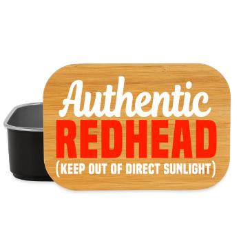 Echtes Redhead Sun Safe-Label - Lunch Box - Schwarz - Vorne
