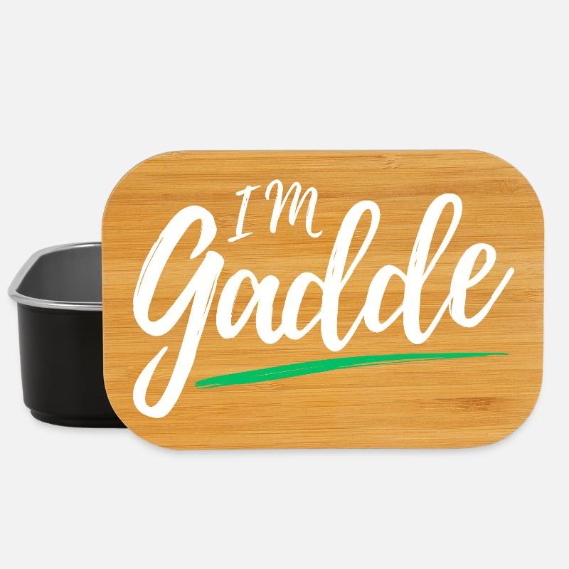 Im Gadde – Logo Hell - Boîte à goûter - noir