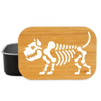 Skeleton Dog Aggressive Zombie Dog For - Lunch Box - black - Front
