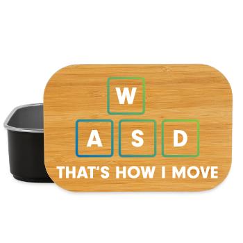 WASD Bewegungskunst - Lunch Box - Schwarz - Vorne