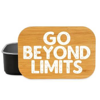 Go Beyond Limits - Lunch Box - black - Front
