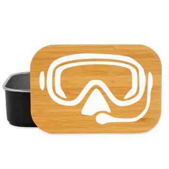 Lunettes de plongée cadeau pour plongeurs - Boîte à goûter - noir - Devant