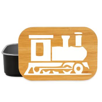 Train Train Travel Travel Holiday Gift - Lunch Box - black - Front