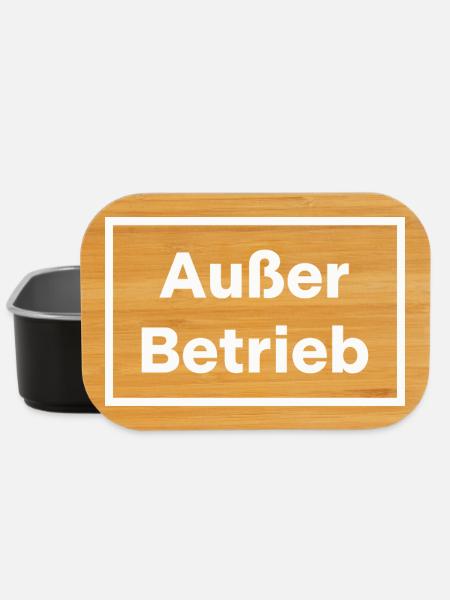 Außer Betrieb - Lunch Box - Schwarz