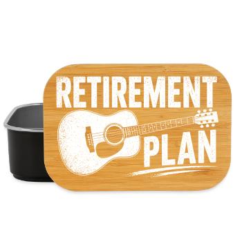 Retirement Plan Guitar - Lunch Box - Schwarz - Vorne