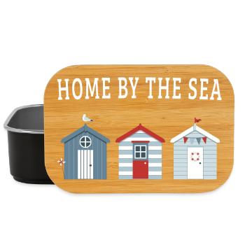 Home by the Sea – Strandhäuser - Lunch Box - Schwarz - Vorne