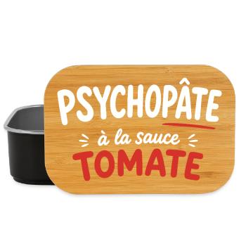 Psychopâte à la sauce tomate - Boîte à goûter - noir - Devant