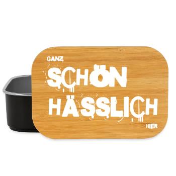 Ganz schön hässlich hier – Lustiger Sarkasmus - Lunch Box - Schwarz - Vorne