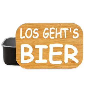 Bier - Lunch Box - Schwarz - Vorne