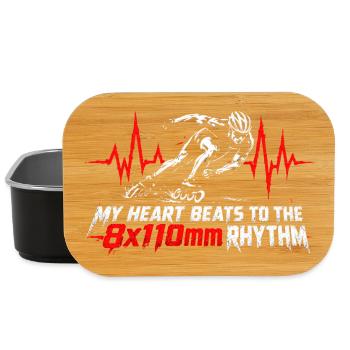 Inliner  My Heart Beats 8x110mm Rhythm - Lunch Box - Schwarz - Vorne