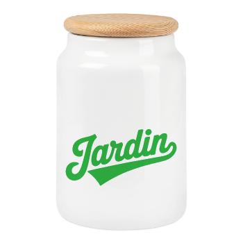 I Can't I Have Garden Humor Gardening Gardener - Cookie Jar with Wooden Lid - white - Front
