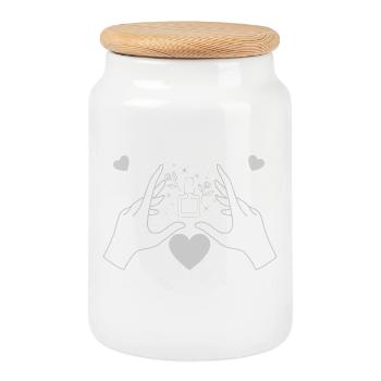 Nailing it Everyday - Nail Technician Tee - Keksdose mit Holzdeckel - Weiß - Vorne