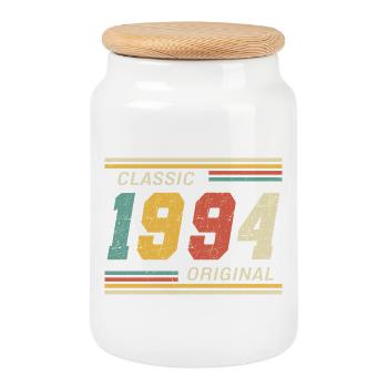 Classic 1994 original 1994 - Keksdose mit Holzdeckel - Weiß - Vorne