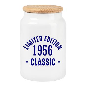 1956 Classic Limited Edition - Cookie Jar with Wooden Lid - white - Front