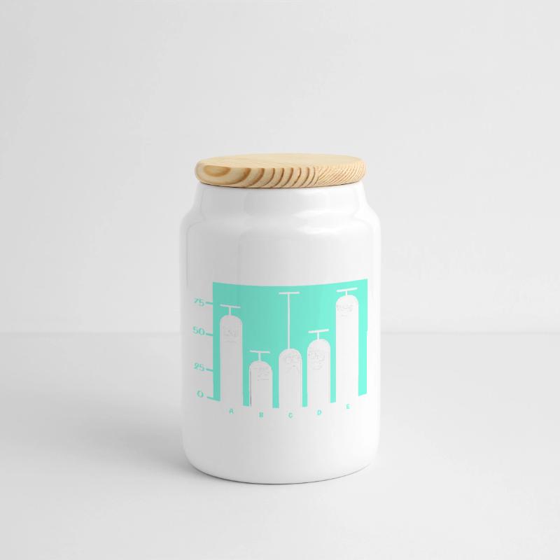 Keksdose mit Holzdeckel