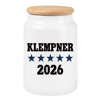 Klempner Ausbildung Beruf Klempnerei Arbeit Lehre - Keksdose mit Holzdeckel - Weiß - Vorne